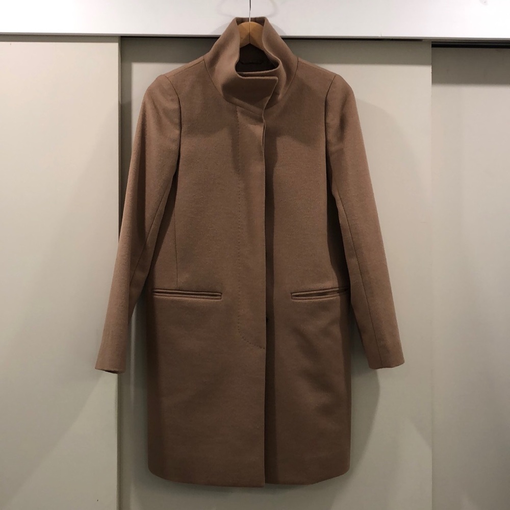 Beautiful Uniqlo wool/cashmere blend camel colored coat